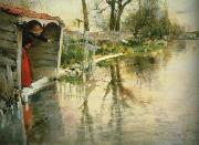 Carl Larsson Wide Loing oil painting on canvas